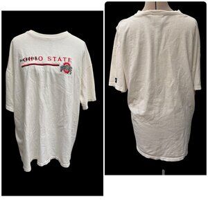 Vintage Embroidered Puma Ohio State Buckeyes T-shirt Short Sleeve Men's XL